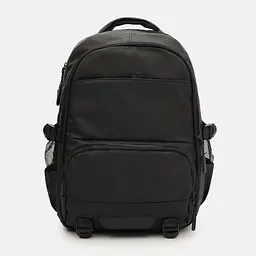 Місткий текстильний чорний рюкзак Confident ANT02-6656A