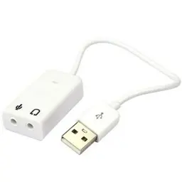 Звукова плата Dynamode USB 8(7.1) каналів 3D RTL (USB-SOUND7-WHITE)