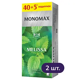 Набір пакетованого зеленого чаю Monomax Melissa 135 г (90 шт. x 1.5 г) - мініатюра 2