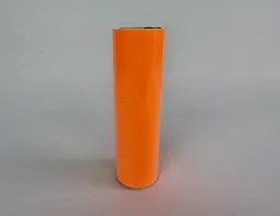 Паперовий цінник, великий, помаранчевий, 25x35 мм, намотка 4,5 м, 5 шт, для магазину і торгівлі