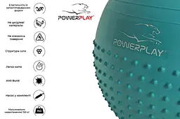 М'яч для фітнесу PowerPlay 65 см fit0008745 - мініатюра 3