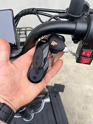 Електроскутер триколісний EVOBIKE Luna TRIO PRO 1200W 60V 20Ah (2026) зі знімним графеновим акумулятором та пасажирським сидінням | Чорний - мініатюра 3