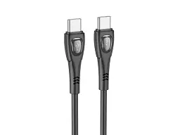 Кабель Borofone BX98 Superior USB Type-C to USB Type-C 60W 1m Black (6941991104497)