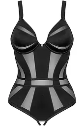 Боді Obsessive Chic Amoria otwarte (Чорний, XS/S) Obsessive 100356 96905 - мініатюра 3