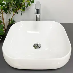 Умивальник VBI Tricase white накладний VBI-015800, Білий - мініатюра 5