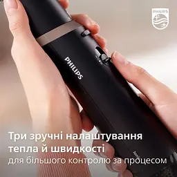 Фен-щітка Philips Air Styler 3000, 800 Вт 3/2 режими чорна (BHA301/00) - мініатюра 7