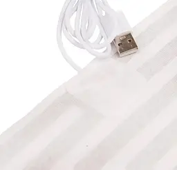 Електрогрілка від USB під одяг біла — електрична грілка для тварин і тіла, usb килимок із підігрівом - мініатюра 3