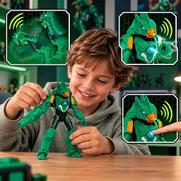 Фігурка з аксесуарами Dinoster Оз зі світловими та звуковими ефектами 20 см (EU583833) - мініатюра 4