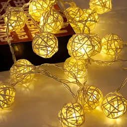 Гирлянда Клубочки 20 Led 2 м желтая