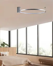 Люстра Goldlux 329998 Noemi LED 1x20W 4000K 2600Lm IP20 нікелева - мініатюра 2