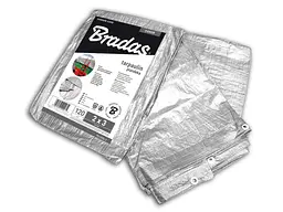 Тент BRADAS 2х3м срібний 120гр/м2 посилений SILVER PL1202/3