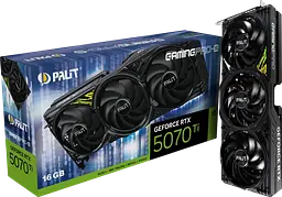 Відеокарта GeForce RTX 5070 Ti 16GB Palit GamingPro-S (NE7507T019T2-GB2031U)