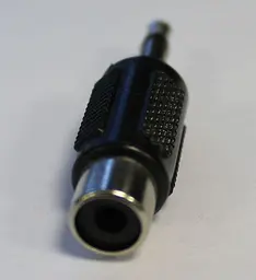 Адаптер TCOM Jack 3.5 штекер RCA гніздо моно - мініатюра 3