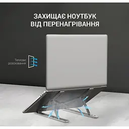 Підставка для ноутбука планшета OfficePro LS-320-S Alloy Aluminum Silver - мініатюра 5