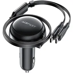 Автозарядка Acefast 3xUSB 53W (2xUSB-C+USB-A) + cable USB-C 2in1 B13 (6974316282921) - мініатюра 7