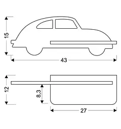 Настінний світильник Candellux 21-85061 CAR - мініатюра 3