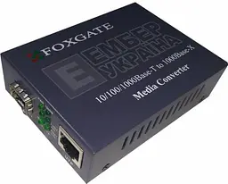 Медіаконвертер FoxGate 10/100/1000Base-T RJ45 to 1000Base-SX/LX SFP slot (EC-SFP1000-FE/GE)