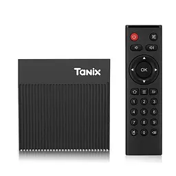 Смарт ТВ приставка Tanix TX4 4/64GB Amlogic S905X4 Android TV 11, медіаплеєр 4K HDR