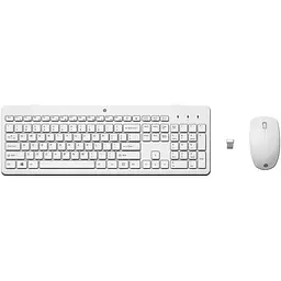 Комплект (клавіатура + миша) HP 230 Combo Set Wireless UA White (3L1F0AA) [160281]