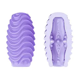 Покет мастурбатор PRETTY LOVE - Romantic double sided egg PURPLE Baile BI-014832-2 92459 - мініатюра 4