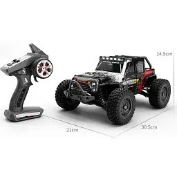 Машинка на радіокеруванні JJRC Q117C High-Speed Jeep Car Black/Red [102371] - мініатюра 3