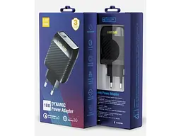 Мережевий зарядний пристрій Luxe Cube Dynamic 18 W Black (1USBx3A) (4446689880896) - мініатюра 3