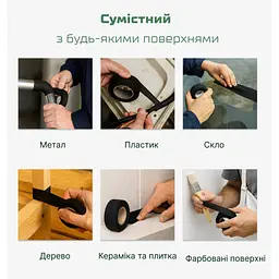 Ізоляційна стрічка Alloid Pro, лавсанова, чорна, 200мкм, 19мм×10м (MIT-2001910) - мініатюра 4