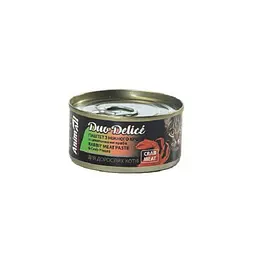 Консерви AnimAll Duo Delice для котів, паштет із кролика та кусочками краба, 80 г