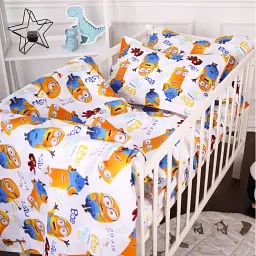 Підковдра MirSon Бязь Kids Time 20-0036 Minions 143х210 см (2200009639449) - мініатюра 2