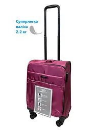 Валіза Bordlite JB2068 колір малиновий розмір маленький S - мініатюра 2
