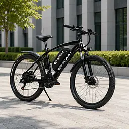 Електровелосипед E-KAM KM-E11 26" (1000W, 48V, 13Ah) з Подвійною Амортизацією Електробайк ЕКАМ - мініатюра 3