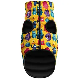 Курточка для собак Waudog Clothes малюнок Мохнаті монстри XS30 В 43-46 см С 27-30 см  