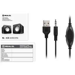 Акустична система REAL-EL S-13 USB Black (EL121100021) - мініатюра 8