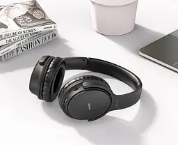 Накладні навушники Bluetooth Hoco DW02 |BT5.0, TF, AUX, 4Hours| black - мініатюра 5