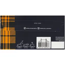 Чай чорний Sherlock Secrets Finest Ceylon 44 г (22 шт x 2 г) - мініатюра 6