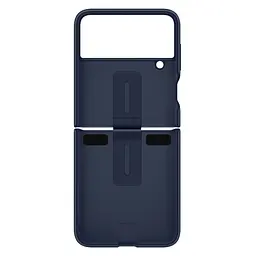 Чохол Samsung Galaxy Z Flip 4 Silicone Cover with Ring Navy sm-f721b - мініатюра 2