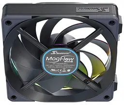 Комплект вентиляторів Seasonic MagFlow ARGB 120 3 in 1 (MAGFLOW-ARGB-3) Black - мініатюра 5
