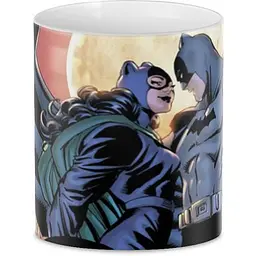 Кухоль GeekLand Бетмен Batman жінка кішка та бетман BM.02.024.015 330 мл білий - мініатюра 3