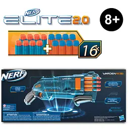 Іграшкова зброя бластер Hasbro Nerf Warden DB-8 (E9959) - мініатюра 4