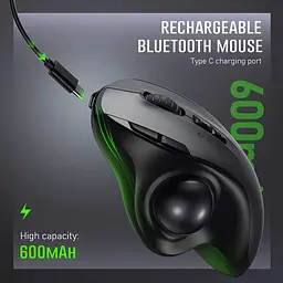 Миша бездротова JOMAA MT50 2,4G Bluetooth Чорний - мініатюра 6
