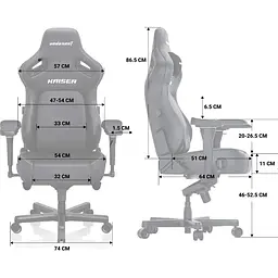Геймерське крісло Anda Seat Kaiser 4 XL Leather Zen Purple (AD12YDDC-XLL-20-V-PV/C) [121775] - мініатюра 13