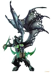 Фігурка Варкрафт Іллідан Лють бурі World of Warcraft Illidan 33 см WOW I 33 - мініатюра 2