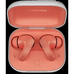Навушники TWS Motorola Moto Buds 2024 (PG38C05750) Coral Peach UA - мініатюра 2