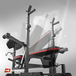 Лавка тренувальна Hop-Sport HS-1075 Pro із партою Скотта - мініатюра 9