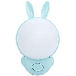 Дитячий нічник Horoz Bunny 2CCT LED світильник у розетку нічник у формі зайчика блакитний