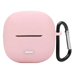 Силіконовий чохол для навушників Xiaomi Redmi Buds 6 Lite, Hang Case, рожевий, ультратонкий захисний кейс товщиною 2 мм, захист від подряпин, пилу та ударів, компактний, з карабіном для кріплення, ArmorStandart (ARM81089)