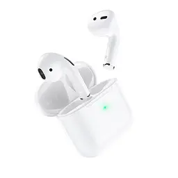 Навушники бездротові Hoco EW03 Plus True wireless BT headset білі - мініатюра 2