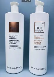 Набір TIGI Copyright Colour поживний безсульфат шампунь та кондиціонер для фарбованого волосся 2X970 ml - мініатюра 2