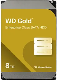 Жорсткий диск 8TB 3.5 7200 256MB SATA Gold WD teh0013522