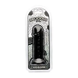 Фалоімітатор з ароматом лакриці - Toyz4lovers Delicious Dildo Liquorice, 15 см - мініатюра 1